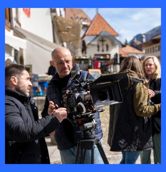 ©Benoît Dietrich Tournage à Gruyères